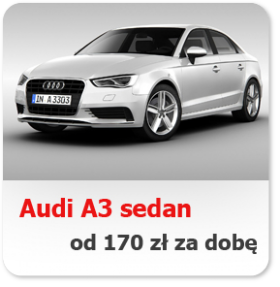 Audi a3 do wynajęcia