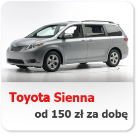 Toyota Siena do wynajęcia